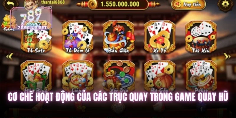 Nổ Hũ Thần Tài - Bí Mật Săn Jackpot Khủng Năm 2025 Cơ chế hoạt động của các trục quay trong game quay hũ