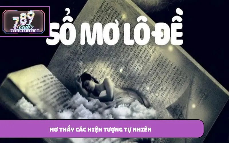 Sổ Mơ Lô Đề – Tra Cứu Giấc Mơ Cùng Con Số Thắng Lớn May Mắn Mơ thấy các hiện tượng tự nhiên